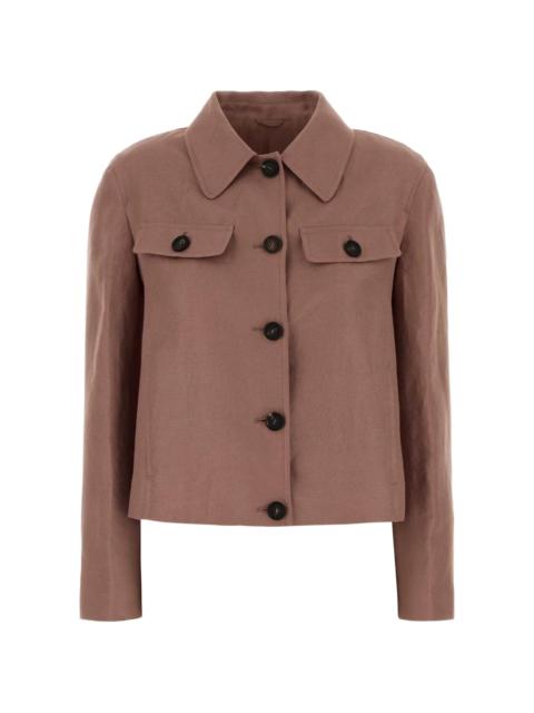 Brunello Cucinelli Linen Cropped Jacket
