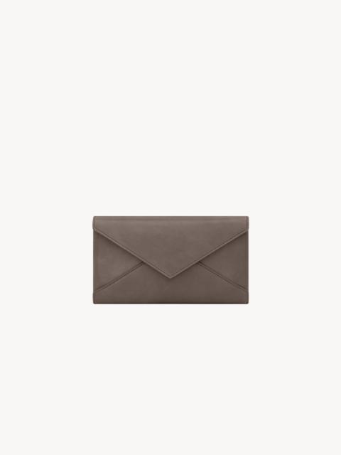 LETTER LARGE WALLET IN LEATHER
