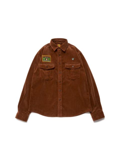 Human Made Corduroy Workshirt Brown