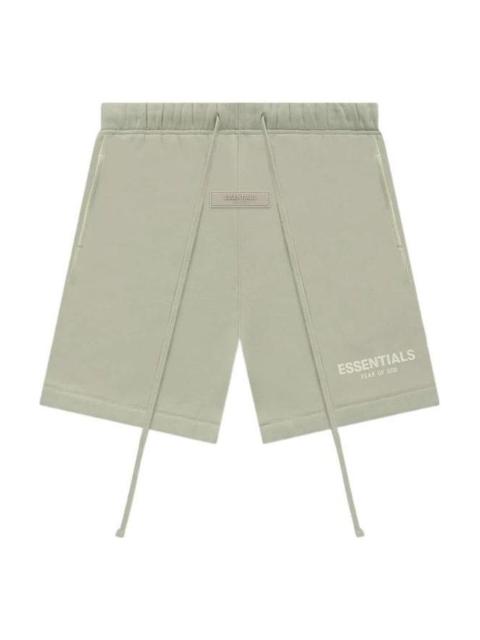 Fear of God Essentials SS22 Shorts Seafoam Logo FOG-SS22-178