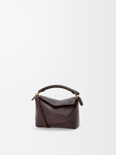 Mini Puzzle Edge bag in soft grained calfskin