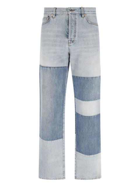 patchwork jeans