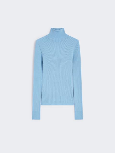 NIAGARA Wool mock polo-neck sweater