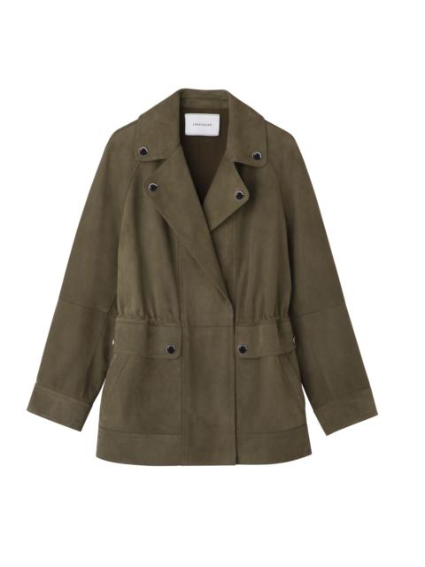 Safari jacket Khaki - Leather