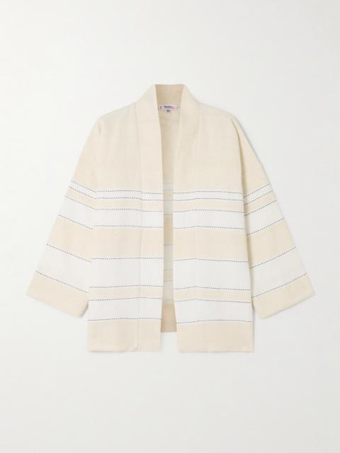Terara Striped Cotton-blend Jacket