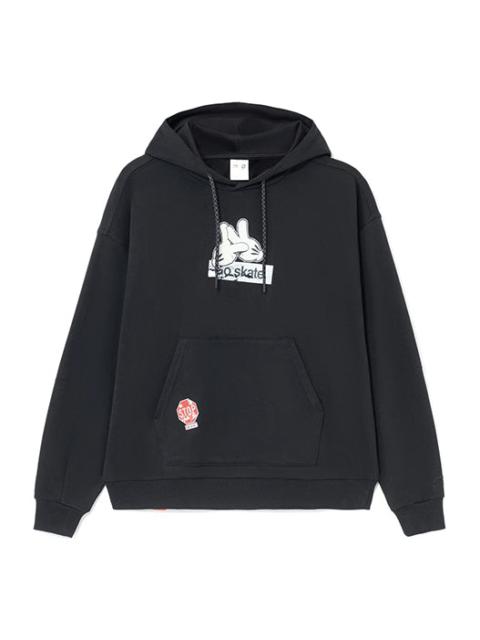 Li-Ning x OG_SLICK Crossover Skateboard Series Hoodie 'Black' AWDS173-3