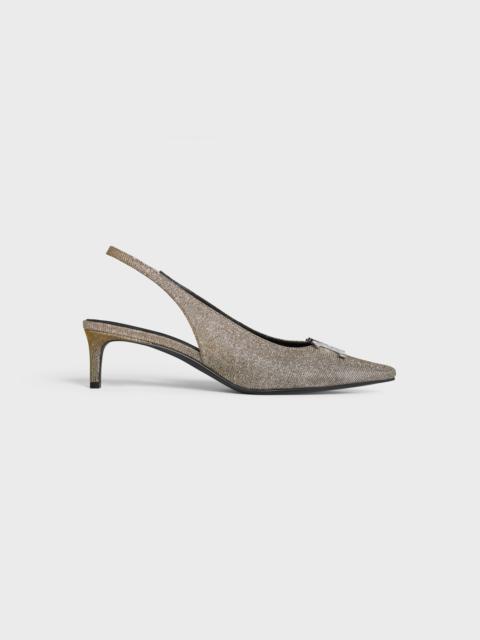 *CELINE*デニムミュール ALMA TRIOMPHE SLINGBACK IN DENIM CELINE ALMA TRIOMPHE SLINGBACK IN DENIM - | CELINE
