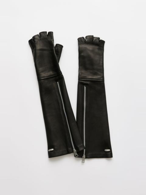 Zipped Dining Glove Black Nappa