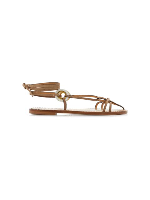 The Rongai Suede Sandals neutral