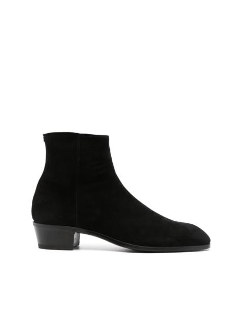 45mm suede ankle boots
