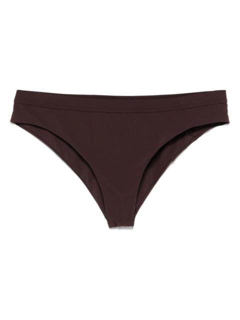 elasticated-waistband bikini bottoms