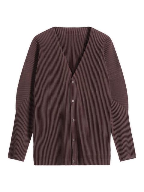 Homme Plissé Button Down Cardigan