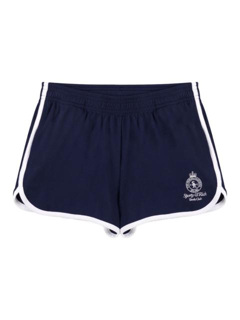 logo-embroidered shorts