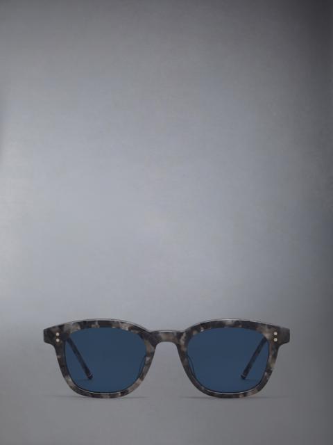 TORTOISE ACETATE RECTANGULAR SUNGLASSES