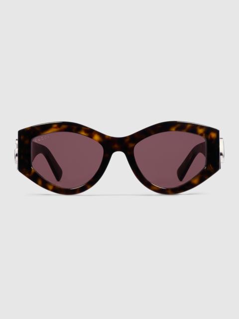 Oval frame sunglasses