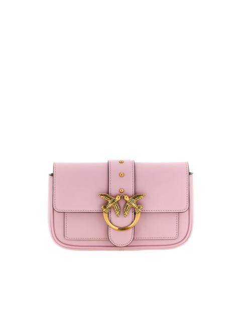 Pocket Love One studs birds crossbody bag