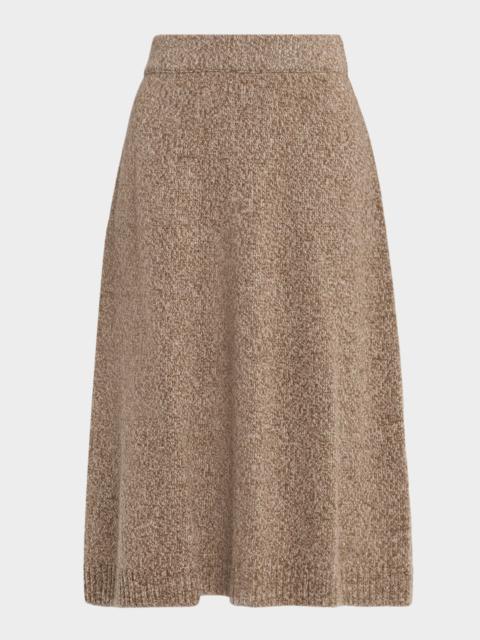 Barnaba Wool Knit Midi Skirt