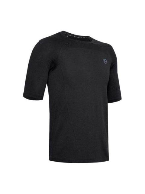 Men's Under Armour RUSH Seamless Short Sleeve Black 1351451-001