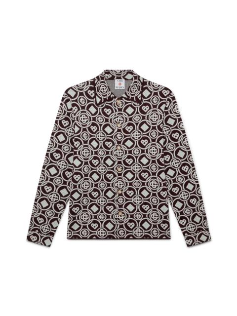 Monogram Cotton Knit Shirt | Casablanca Paris