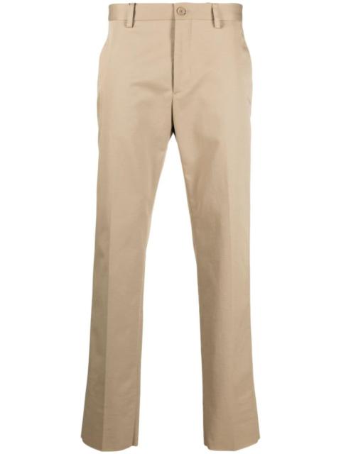 mid-rise stretch-cotton chinos
