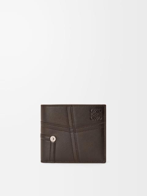 Panta bifold wallet in shiny calfskin