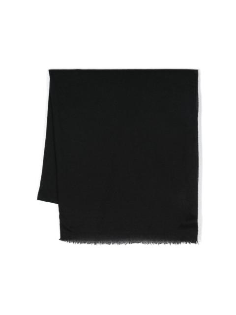 frayed cashmere scarf