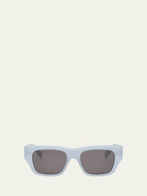 Men's Bold 3 Dots Square Sunglasses