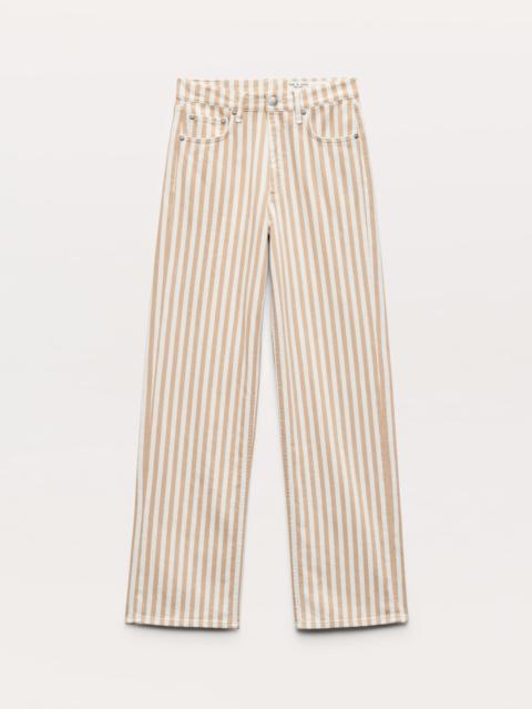 Shea Relaxed Straight Jeans
Vintage Stretch in Tan Stripe