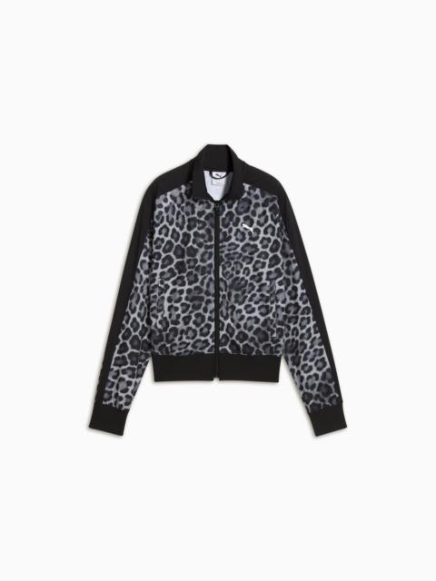 T7 LEO LUXE Women's All-Over Print Short Track Jacket