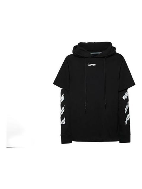 Off-White SS20 Airport Tape Mens Hoodie Long Sleeve OMAB033S201850031088