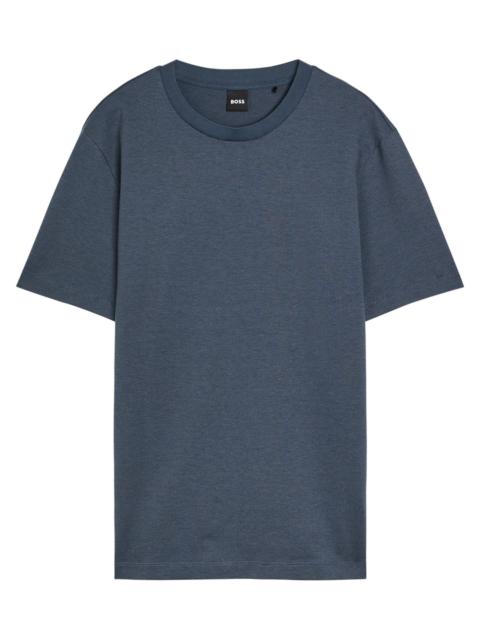 Boss Crew-neck Fine-knit Cotton T-shirt