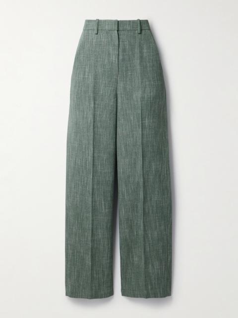 Wool-blend Straight-leg Pants