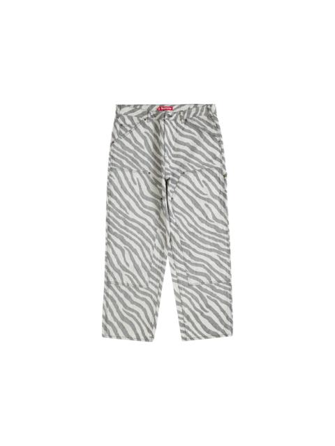 Supreme Double Knee Painter Pant (SS24) Zebra