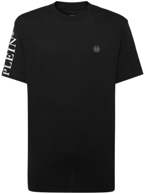 logo-patch cotton t-shirt
