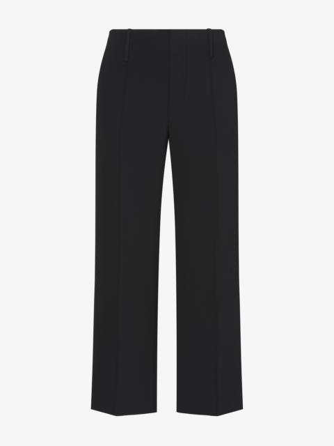 Bi-Stretch Crepe Cropped Pants