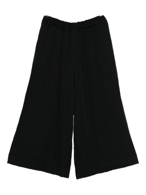 elasticated-waistband trousers