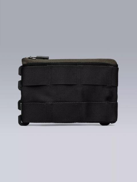 3A-MP3TS-BLK Modular Tec Sys Peripheral Pocket Olive Reverse Coil Zip