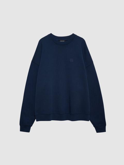 Miles Sweatshirt Framed Monogram - Washed Navy