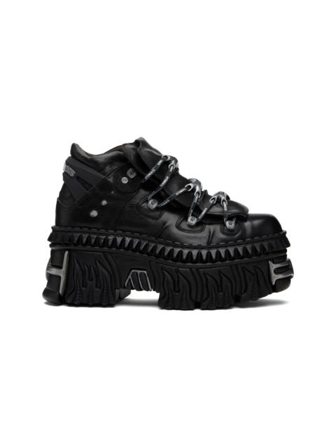 Black New Rock Edition Platform Sneakers