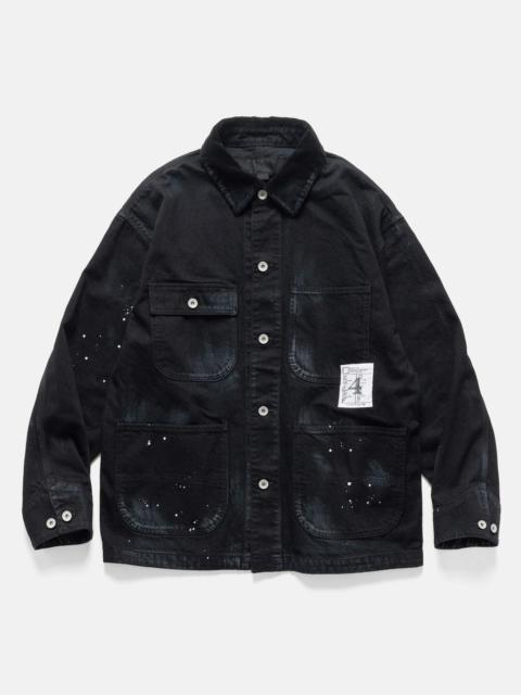 BW. Washed Coverall Jacket Black