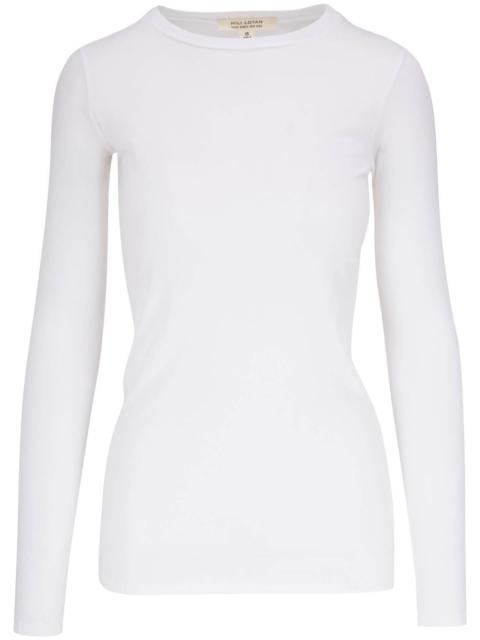 long-sleeve Supima cotton T-shirt