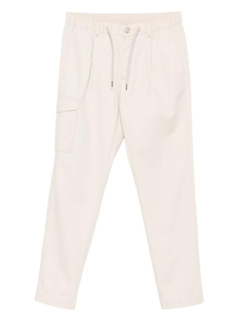 drawstring cargo-pocket trousers