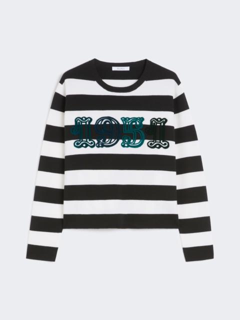 VITERBO Embroidered wool sweater