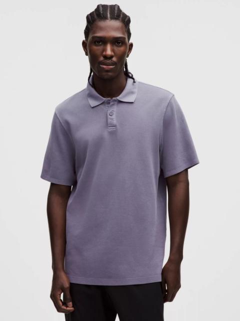 Cotton Pique Short-Sleeve Polo Shirt