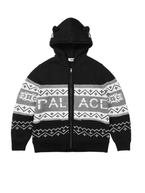 PALACE LOVES ME HOODED KNIT BLACK