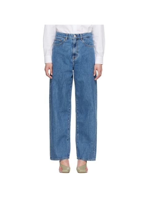 Blue Baggy Fit Jeans