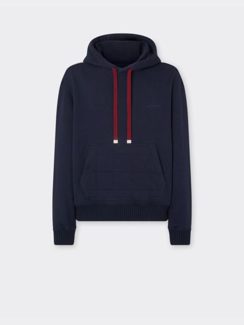 Cotton and cashmere hoodie