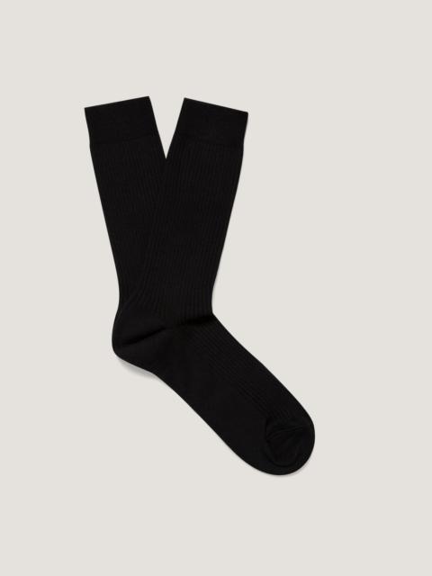 Cotton Ribbed Socks