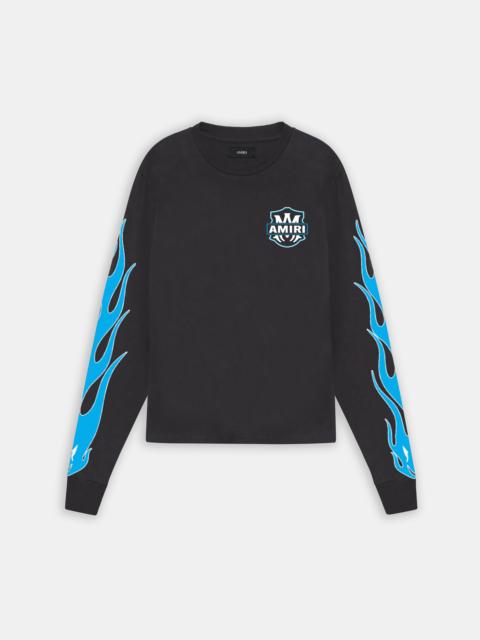 AMIRI EAGLE FLAMES LONG SLEEVE TEE