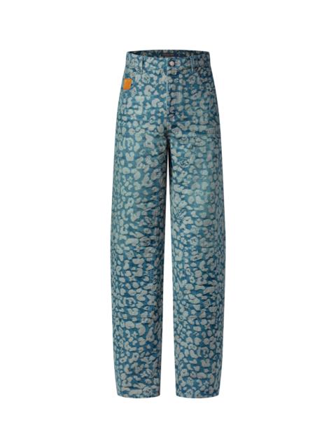 Jacquard Workwear Denim Pants